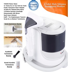 Resim Yui XV12 Pro Max Buharlı Koltuk ve Halı Yıkama Makinesi -Buharlı Temizlik Makinesi 