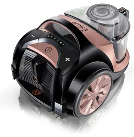 Resim Arnica TURBO Başlıklı Ultra Güçlü Emiş Güçlü, Cyclone Max Teknolojili Toz Torbasız Elektrikli Süpürge, Hepa Filtre, Ultra Sessiz, 3l Toz Hazneli, Luciole Lambader Hediye! 