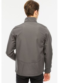 Resim Uniprom Softshell Mont Içi Polarlı Su Ve Rüzgar Geçirmez Pro Model Gri Erkek Gri 