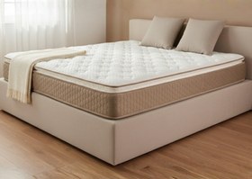 Resim Argimo Mocha Çift Kişilik Pedli Paket Yaylı Yatak 25 cm - 140x200 