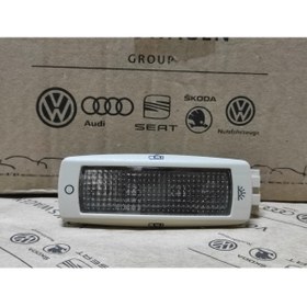 Resim Genel Markalar Vw Golf 5 2004-2008 Arka Tavan Lambası Işığı Aydınlatması Bej 