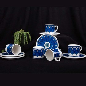 Resim ArYıldız Blue Wave 12 Parça Kahve Fincan Seti 