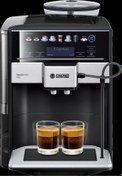 Resim Bosch TIS65429RW Tam Otomatik Kahve Makinesi Vero Barista 400 Metalik safir siyahı 