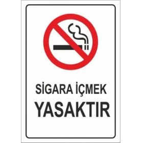 Resim Modülerteknik "Sigara İçmek Yasaktır" 25X35cm 