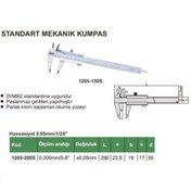 Resim İnsize Insize Standart Mekanik Kumpas 1205-2002s 