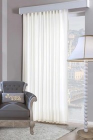 Resim 1.Sınıf Kalite Krem Saten Güneşlik Perde, 280 x 200 