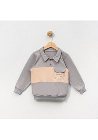 Resim Overdo Kids Erkek Çocuk1-4 Yaş Cep Baskılı Sweat Çok Renkli 