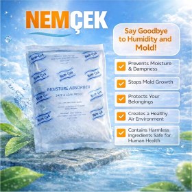 Resim Nemtut Nemçek Nem Rutubet Korozyon Buhar Terleme Çekici Alıcı Tutucu Giderici Önleyici (10 Paket) 2500 gr 