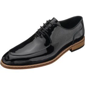 Resim Costo Shoes GS1905 Siyah Rugan Deri Vip Serisi Klasik Erkek Kundura Rahat Şık Kalıp 