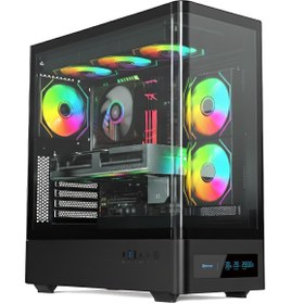 Resim IZOLY Ventus 510 X Ryzen 7 5700x 32gb 512gb M.2 Nvme Rtx 3060 8gb 24" 180 Hz Oyuncu Masaüstü Bilgisayarı 