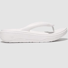 Resim Fitflop Relıeff Recovery Hf4 Beyaz Kadın Parmak Arası Terlik Beyaz 