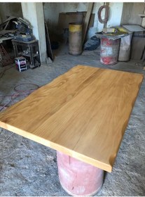 Resim Bintaşmobilya Naturel Kayın Kütük Masa Üstü Tablası Imalatı Istanbul 80X140 