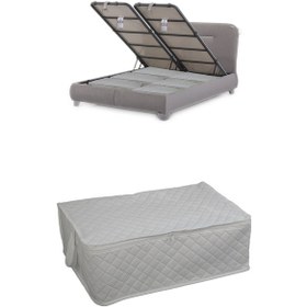 Resim Adarya Home Çekyat Baza Tipi Hurç-Baza Alti Kazak-Yastik-Pike Saklama Hurcu 22 x 40 x 60 Beyaz 