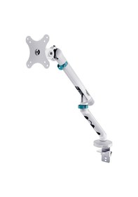 Resim Özel Tasarım Tekli Monitör Kolu Max 35" 10kg Taşıma Kapasiteli Mekanik Yaylı Hızlı Tak-çıkar Vidasız Montaj 