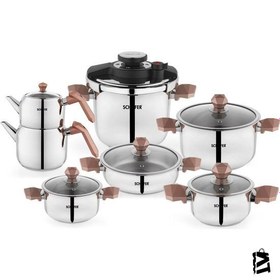 Resim Schafer Honor Çelik Çeyiz Seti 13 Prç.-Rosegold 