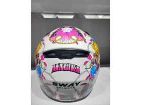 Resim Sway Kask Çocuk Sway 815K Gloss Gırl Full Face 