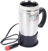 Resim Gross 24 Volt Araç Termosu Çay Kahve Ketıl Termosu Krom 