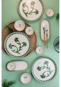 Resim Kütahya Porselen 14 Parça 6 Kişilik Kahvaltı Takımı Ottoman Elega 417663 Çok Renkli 