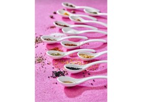 Resim Celsen Home 12 Adet Beyaz Servis ve Baharat Kaşığı - Kahvaltılık Bal Kaşığı Şeker Reçel Servis Kaşığı 