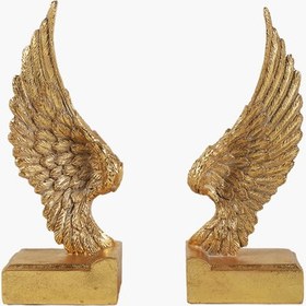 Resim 2'li Kanat Kitap Tutucu 9.5X7.5X23cm 