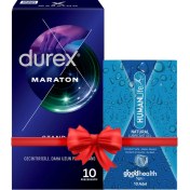 Resim ASF Store Durex Maraton Prezervatif 10'lu + Humanlife 5 gr x 10 Doğal Jel Lubricant 