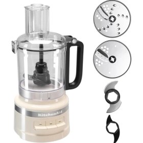 Resim KitchenAid Mutfak Robotu 1,7 Lt Bej Renkli Plastik Hazneli Özellikli Kesme Bıçaklarıyla 