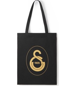 Resim Gsstore Galatasaray Gs Logolu Gabardin Bez Torba Çanta 35 40cm U251332 Siyah 