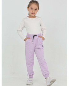 Resim Toontoy Kız Çocuk Taç Nakışlı Eşofman Alt Lila 