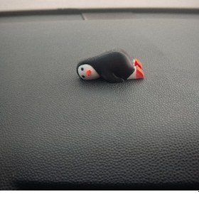 Resim Sevimli Uykucu Penguen Torpido Süsü Aksesuarı Dikiz Ayna Süsü 