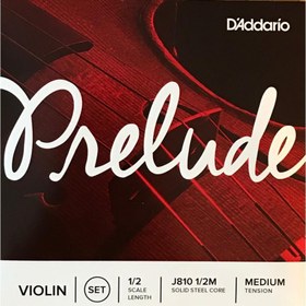Resim D'Addario J81012 Prelude 1/2 Boy Keman Tel Seti (Başlangıç/Eğitici Seviye) | Çocuk Boy (1/2) Keman Uyumu, Masif Çelik Çekirdek, Sıcak Tonlar ve Kolay Çalım Hissiyatı 