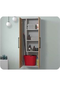 Resim Denko Limba 60 Cm Mdf Çok Amaçlı Banyo Boy Dolabı Takım Çok Renkli 