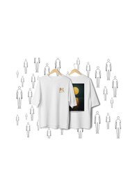 Resim Isalone Serisi No:6 T-shirt - Beyaz 