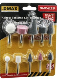 Resim 10 Pcs Kalıpcı Taşlama Seti Temizleme - Parlatma - Çapak Alma - Pas Sıyırma 