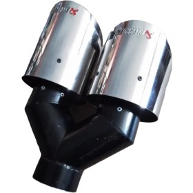 Resim 100LÜK Dışı Tam Krom Sol Çıkış Akrapovic 