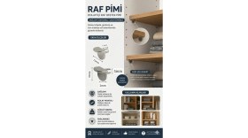 Resim Öztem L Tipi Metal Raf Pimi 