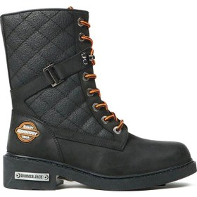 Resim Hammer Jack Hakiki Deri Siyah Kadın Bot & Bootie 15945-z Siyah 