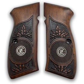Resim ZIB GRIPS CZ-75 Pistol Grip Handmade From Walnut Wood Ars.061 