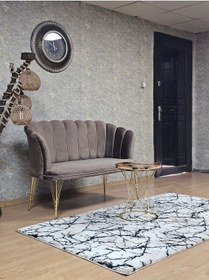 Resim Zafir İkili Gold Kaplama Tel Ayak Papatya Çay Seti Koltuk Takımı , Balkon, Salon, Ofis, Cafe Koltuk Takımı Kahverengi 