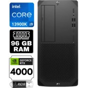 Resim Hp Z2 G9 Intel Core I9-14900K 96GB 1tb SSD Rtx A4000 / 16GB Windows 11 Pro Masaüstü Iş Istasyonu Workstation 8T1H8EA-A17 