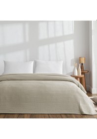 Resim Taç Monet Pamuk Çift Kişilik Pike Vizon 000000001500222074 Vizon 