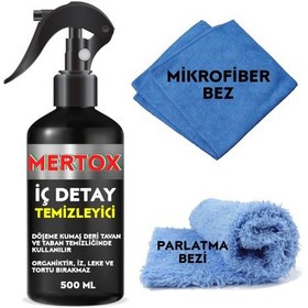 Resim Mertox Oto İç Detay Koltuk Deri Vinil Döşeme Temizleyici Sprey 