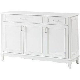 Resim Masifart_Mobilya Masifart Kns11 Beyaz Lake Çizgili Konsol 150 