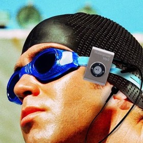 Resim Su Geçirmez Mp3 çalar sualtı Yüzme Ipx8 Guard Alüminyum Muhafaza Taşınabilir 8gb Kulaklık Ile 