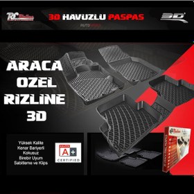 Resim Rizline Hyundai Elantra 2015 Sonrası 3D Havuzlu Paspas 