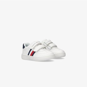Resim Tommy Hilfiger Flag And Hook Loop Bebek Beyaz Sneaker T1x9-33839-1355x336 Beyaz 