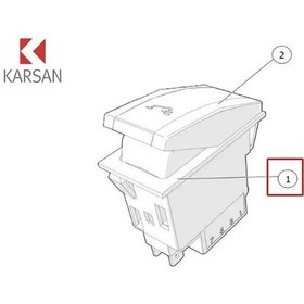 Resim Torpido Üstü Anahtar Jest 2 Seviyeli Karsan 7018047aa 