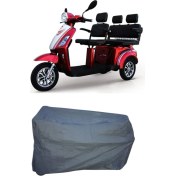 Resim MaxDurable Stmax Gf 930 3 Tekerlekli 3 Kişilik Elektrikli Motosiklet Motor Koruma Brandası 