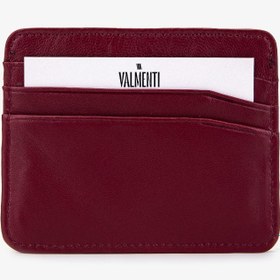 Resim Valmenti Erkek Hakiki Deri Bordo Kartlık VLM5617 - Bedensiz 