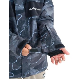 Resim Quiksilver Quıksılver Mıssıon Prınted Block Jk Erkek Anthracite - Plaid_1 Snowboard Ceketi GQYTJ03000-6456 