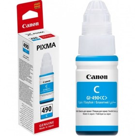 Resim Canon Gı-490c Mavı Tanklı Yazıcılar Için Mürekkep 70ml 7000 Sayfa 